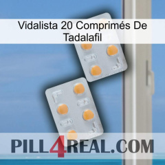 Vidalista 20 Comprimés De Tadalafil 25